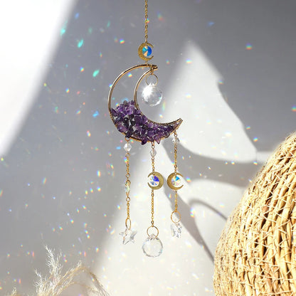 Crystal Moon Suncatcher