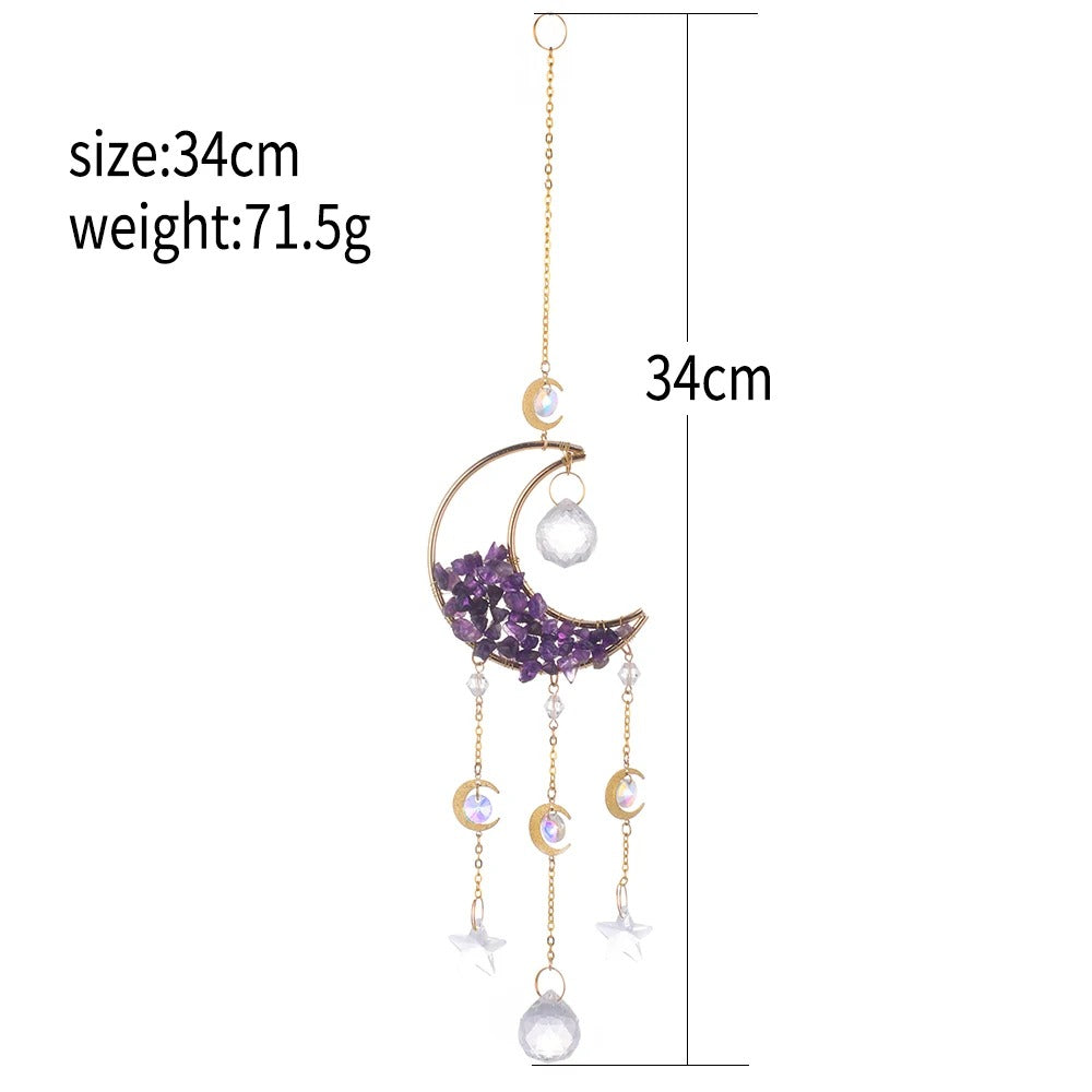 Crystal Moon Suncatcher