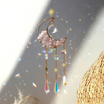 Crystal Moon Suncatcher