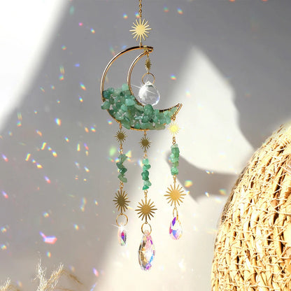 Crystal Moon Suncatcher