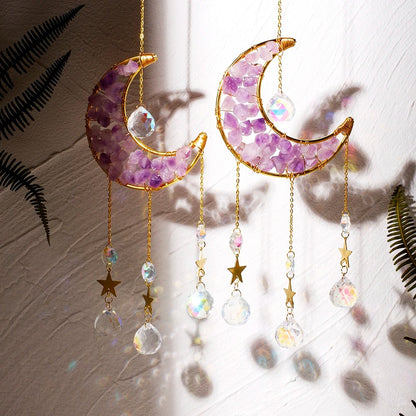 Crystal Moon Suncatcher