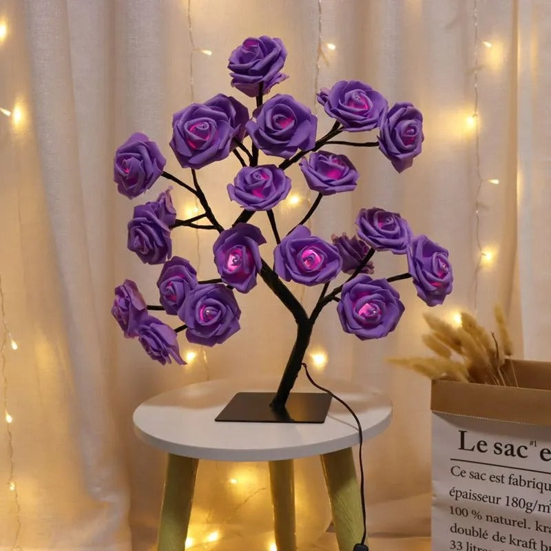 Rose Lamp - HomeFine Rose Purple